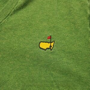 Masters Collection Mens Large Cotton/Casmere Sweater Vest in Masters Green